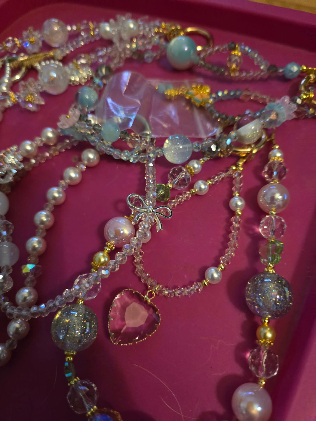 Lucky Sparkle Splash Beaded Key/Phone/Purse Chains Game