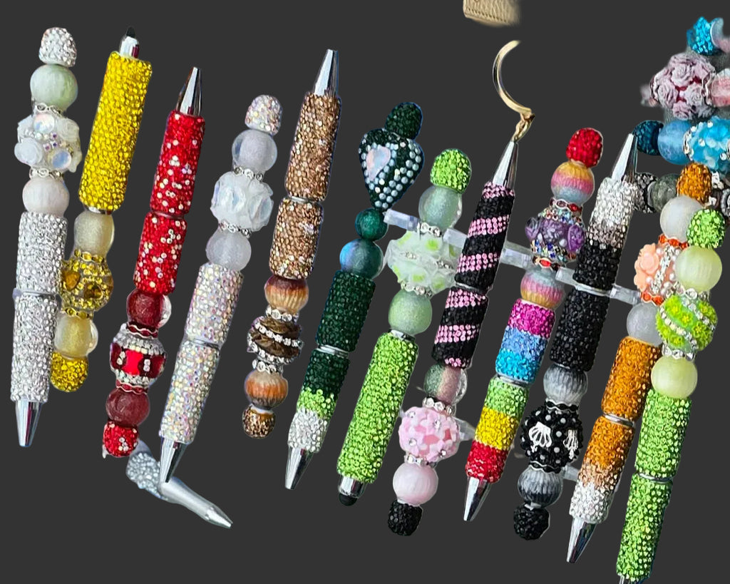 Lucky Diamond Beaded Pen Game