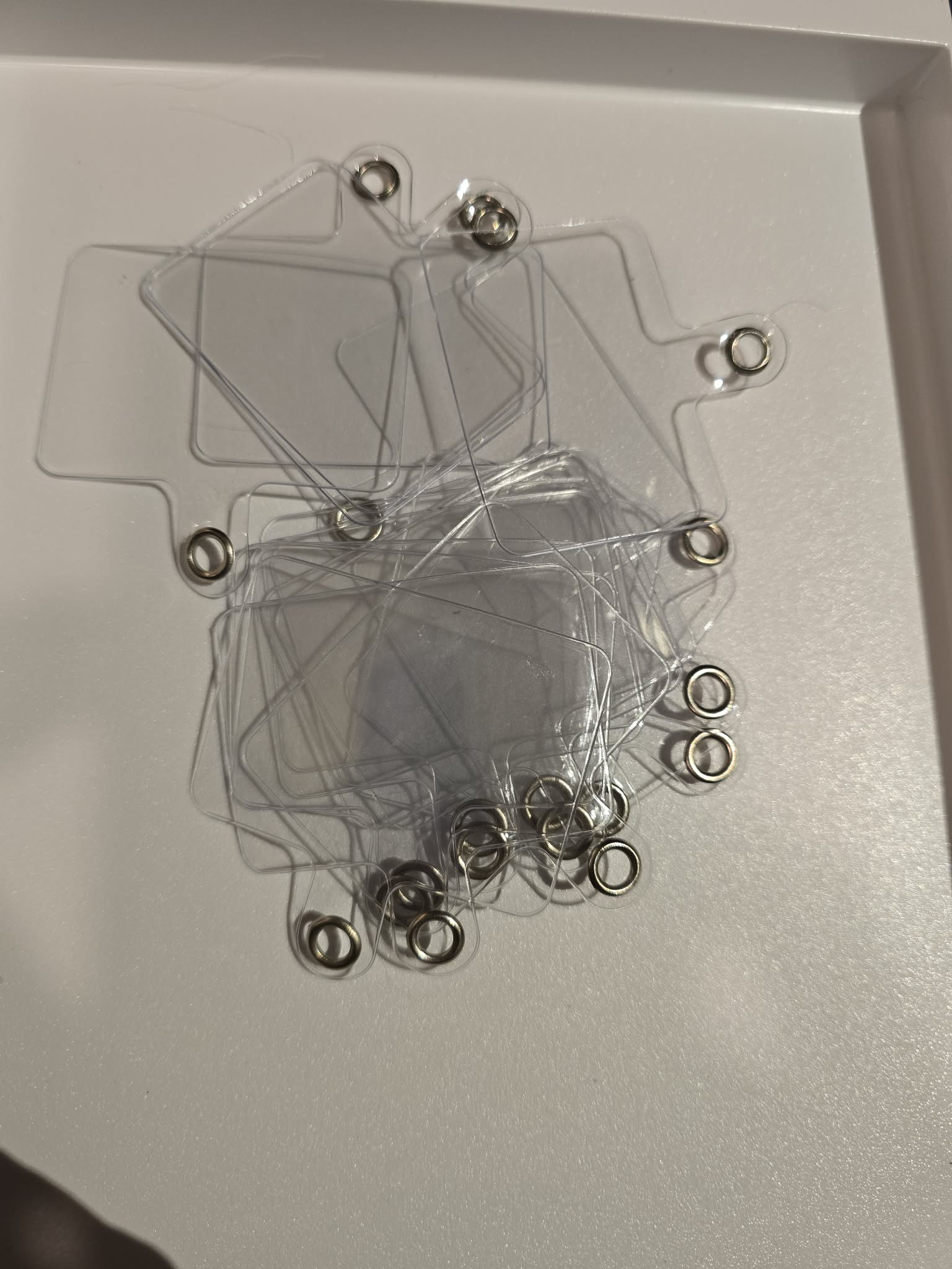 Clear Cellphone Chain Attachments