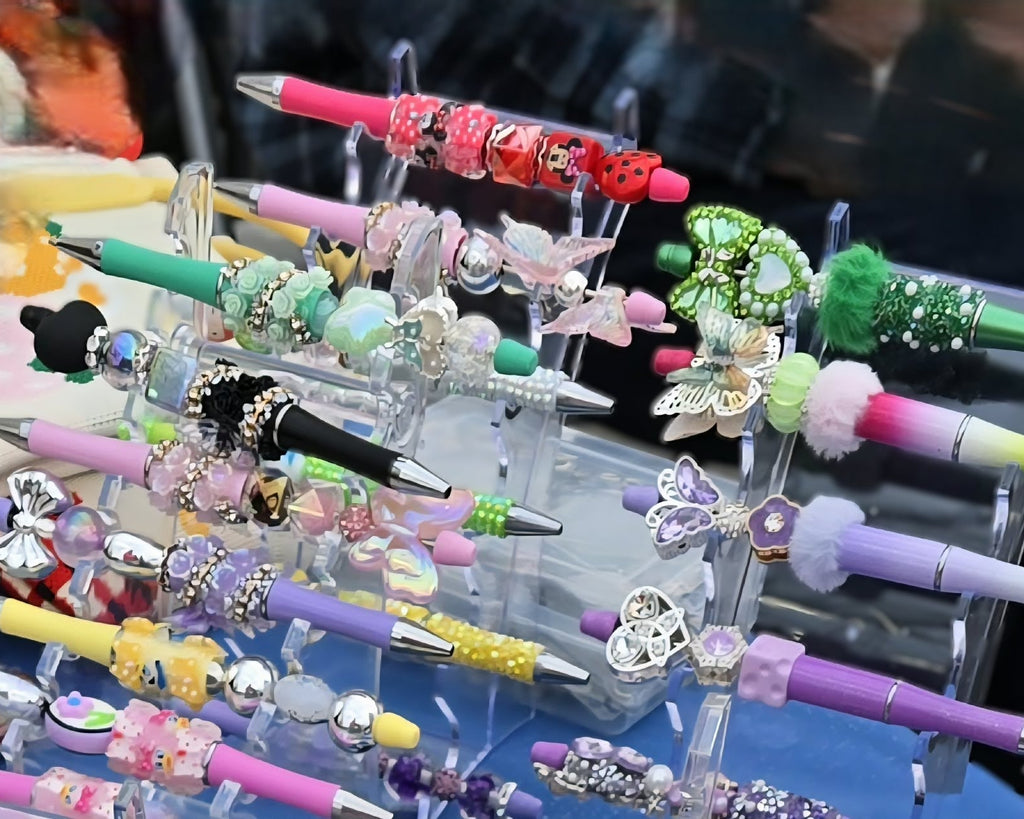 Lucky Embellished Beaded Pen Game