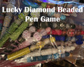 Lucky Diamond Beaded Pen Game