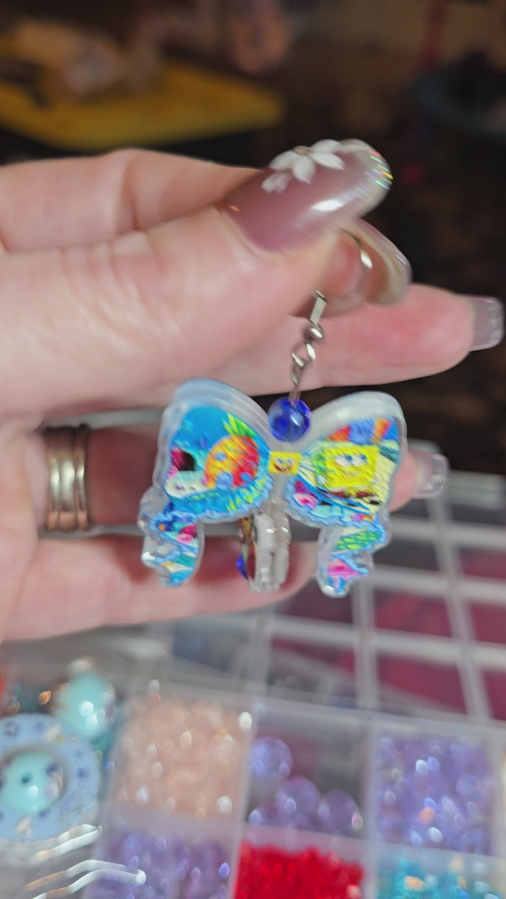 Spinning Bead Earrings