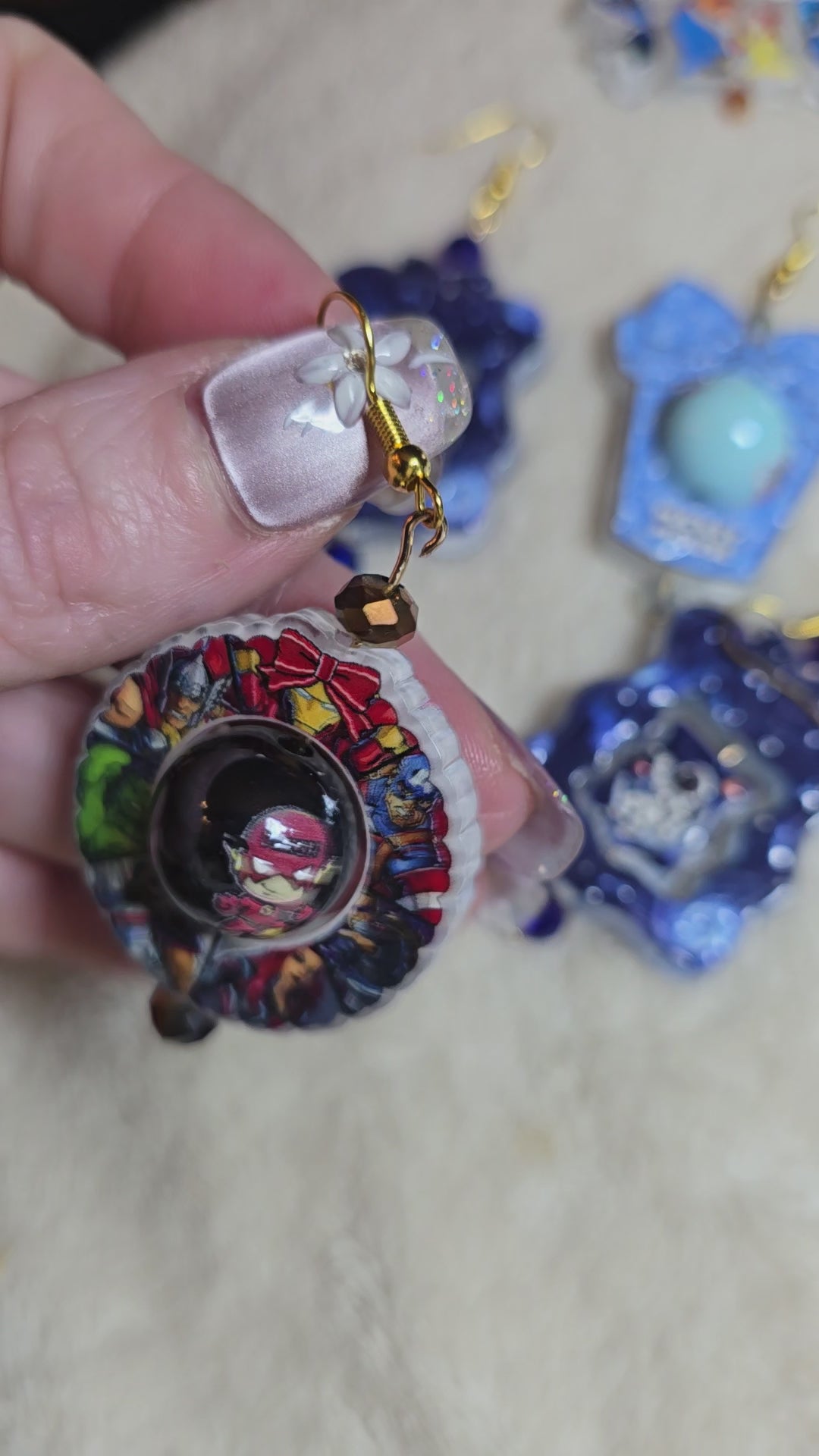 Spinning Bead Earrings
